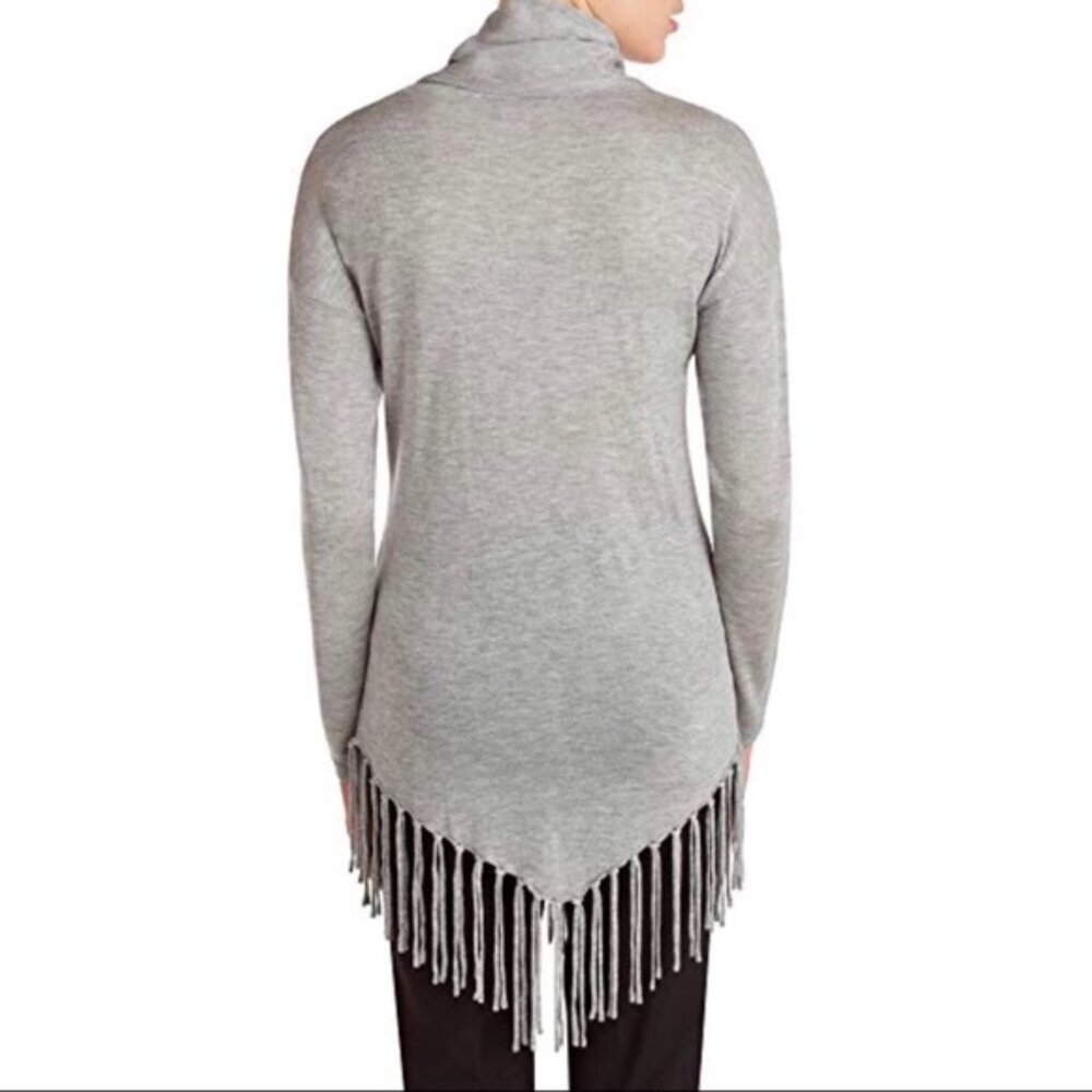 Peter Nygard Fringe Cowl Neck Top - Picture 3 of 16